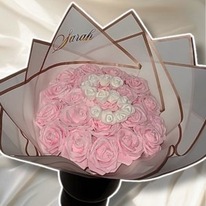 Bouquet de roses roses