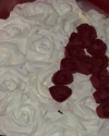 Bouquet de roses blanches